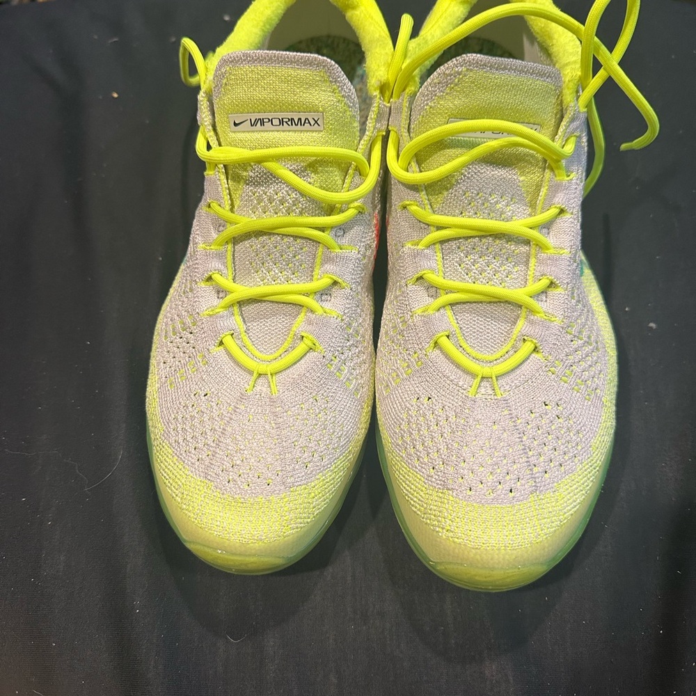 Nike Yellow Sneakers Breathable Knit Design
